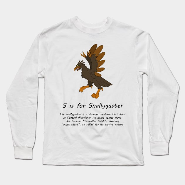 Snallygaster Long Sleeve T-Shirt by possumtees
